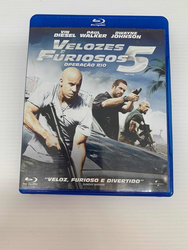 Blu Ray Velozes E Furiosos 5