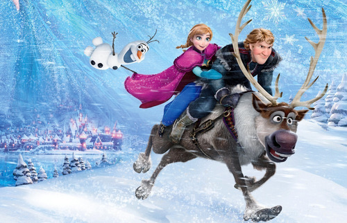 Frozen Y Amigos - Posters Adhesivos Gigantes