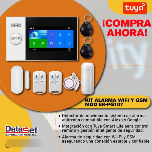 Kit De Alarma Gsm Y Wif