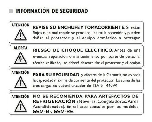 Protector De Voltaje Exceline Para Hornos Microondas 120v