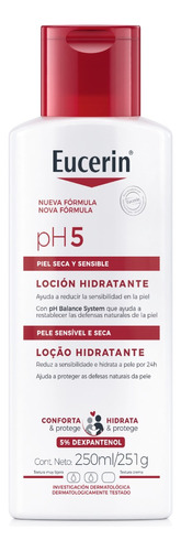 Loção Hidratante Corporal para Pele Sensível Ph5 250ml Eucerin