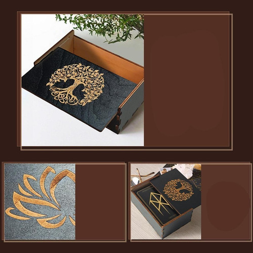 Estuche Para Cartas De Tarots, Baratija, Caja De E