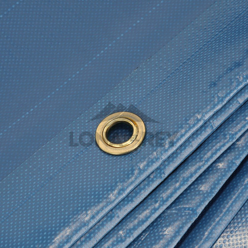 Lona De Pvc 5x10 Color Azul Engomada Ideal Para Camiones