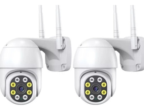 2 cámaras IP tipo domo Yoosee JT-8170qj Full HD con aplicación de visión nocturna