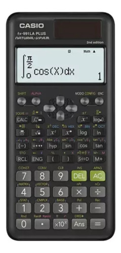 Calculadora científica Casio FX-991es Plus, 417 funciones, color negro