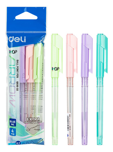 Boligrafo Tinta Azul Extra Suave 6 Blister De 4 Boligrafos