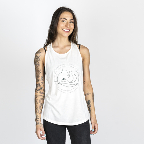 Polera S/m Mujer Baltra Blanco Burton