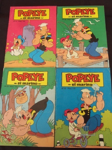 Lote Popeye - 4 Ejs (new Comic)