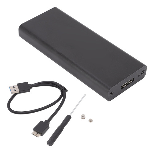 Capa Adaptadora De Gabinete M.2 Para Usb3.0 Ssd Preta De 6 G