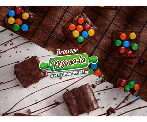 Mini Brownie Mama-ia M&m 10 Und