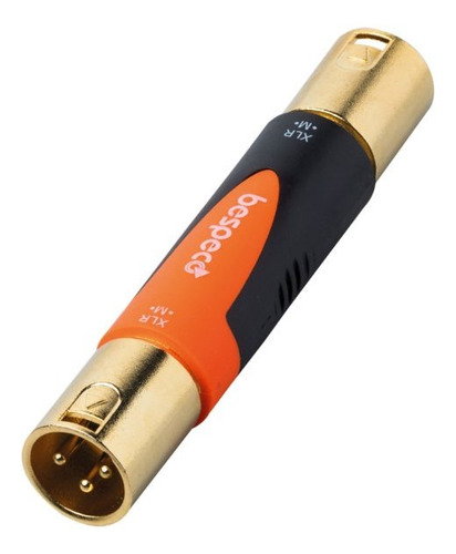 Xlr Macho A Xlr Macho Bespeco Slad520 Adaptador Ficha 