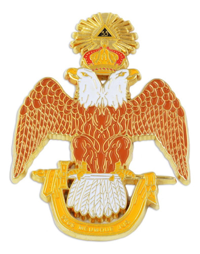 Emblema Masónico De Águila De Doble Cabeza De 33º Grado, Rit