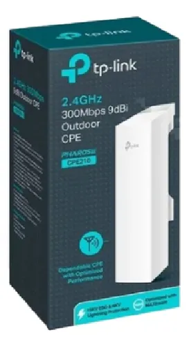 comprar Tp-link Cpe210 Acces Point Para Exterior 2.4ghz 300mbps 9dbi