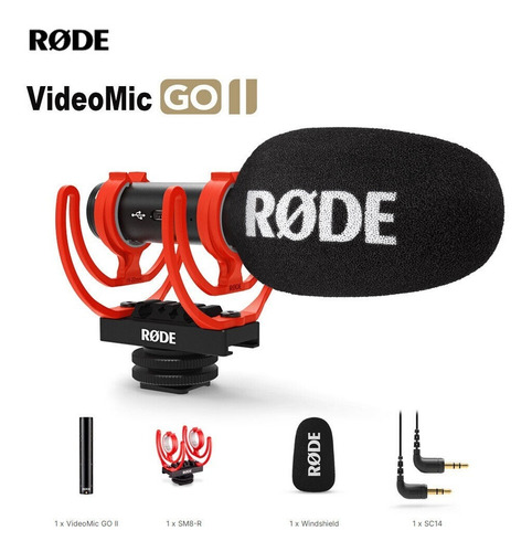Imagen 2 de 8 de Micrófono Para Camara Rode Videomic Go Ii Mk2 Nuevo - Om