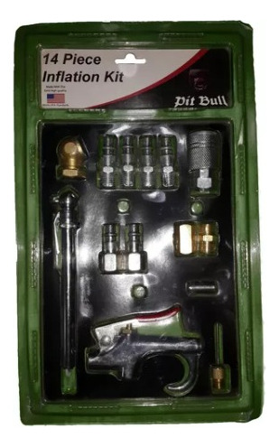 Kit De 14 Accesorios- Acoples Compresor Aire Pit Bull