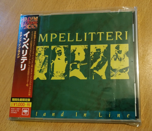 Impellitteri - Stand In Line - Cd Japan Obi 