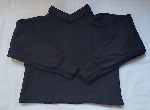 Sweater Negro Lanilla Gruesa