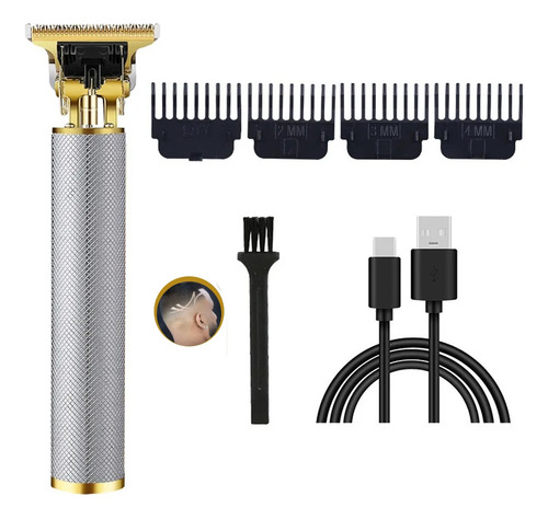 Máquina De Cortar Cabelo Profissional Em Formato T Para