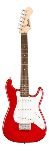 Guitarra eléctrica infantil Squier by Fender Mini stratocaster de álamo dakota red brillante con diapasón de laurel indio