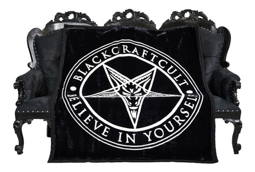 Blackcraft Cult Colcha Afelpada Polar Diseño De Pentagrama