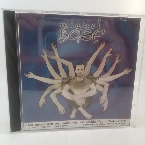 Miguel Bose - No Encuentro Momento Para... - Cd Single - M