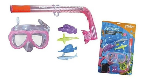 Kit Playero De Natación Ecology Con Máscara De Buceo