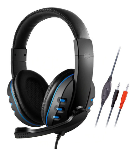 Audifonos Gamer K4 Diadema Con Microfono Luz Led Usb 3.5mm