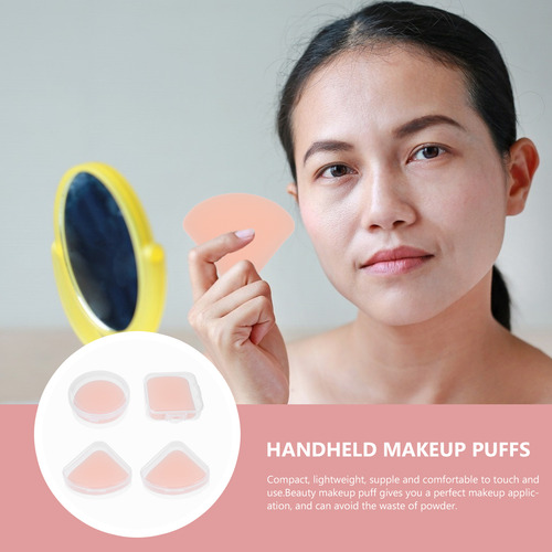 Prácticos Pomos De Maquillaje En Polvo Para Home Trav, 4 Uni