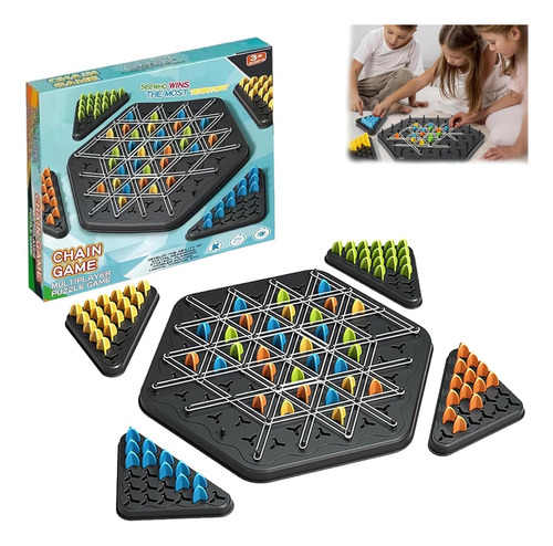 Juego De Juego De Ajedrez Triángulo De Cadena, Juego De