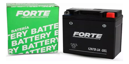 Bateria Forte 12n7b-3a = Yb7l-b Storm - Fas Motos
