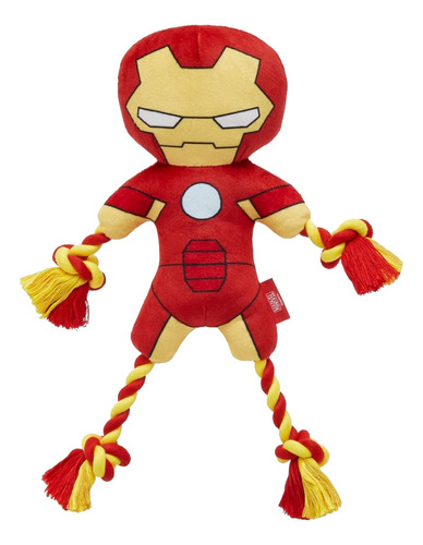 Marvel Iron Man Peluche Con Cuerda Juguete Para Perros 