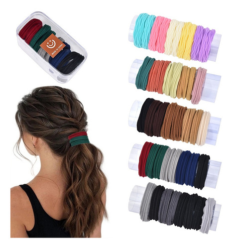 10 Cintas Elásticas Para El Pelo, Bandas De Algodón, Coleter