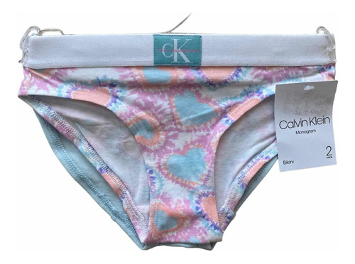 Bombachas Calvin Klein X 2 Nena Talle 6-7 Años