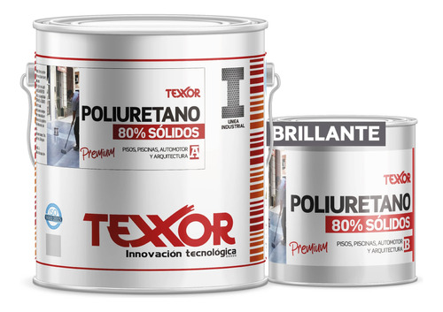 Poliuretano 80% Sólidos Bicomponente 6 Lt Texxor