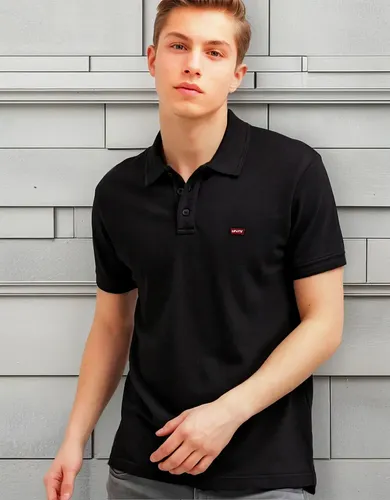 Polo Levis Masculina Housemark Preta