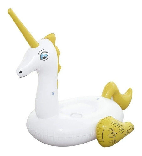 Unicornio Inflable Para Pileta Bestway 166x145 Nuevo Agarres