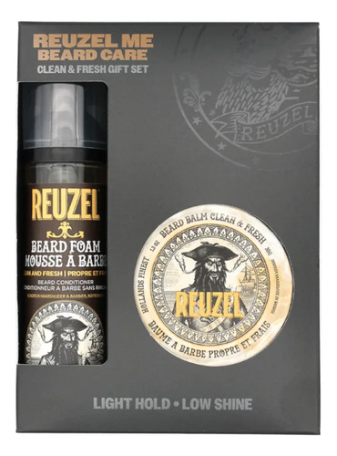 Reuzel Pack Barba Set Beard Foam 70ml + Beard Balm 35gr