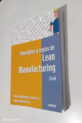 Conceptos Y Reglas De Lean Manufacturing 2ed Villaseñor