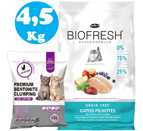 Biofresh Gato Cachorro Filhotes 4.5kg + Regalo