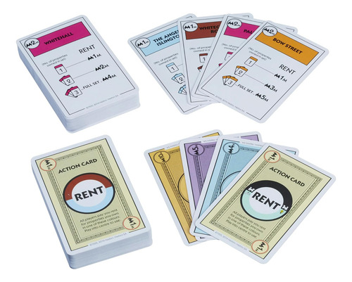 Juego De Cartas De Reparto Monopoly