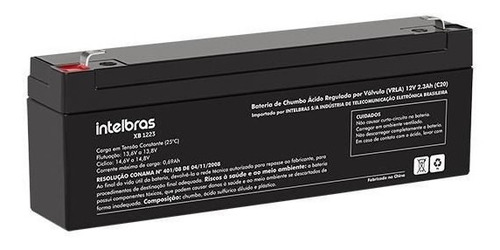 Bateria Intelbras Selada Vrla 12v 2,3ah Xb 1223