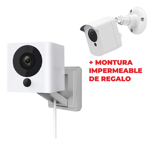 Cámara Seguridad Wifi Wyzecam V2 1080p + Montura Impermeable