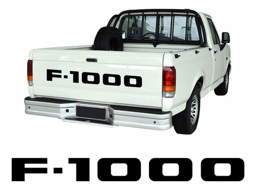 Adesivo Tampa Traseira Ford F1000 Traseiro Imp130