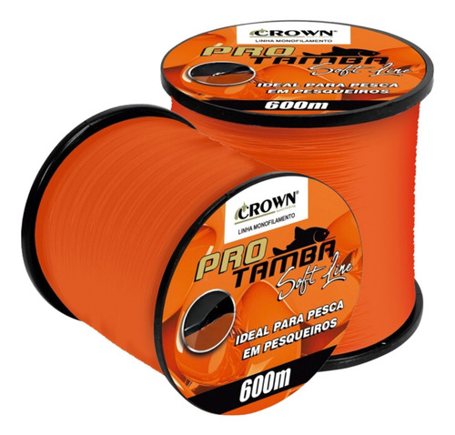 Linha Mono Soft Pesca Pro Tamba 0,37mm Baixa Memória 600m