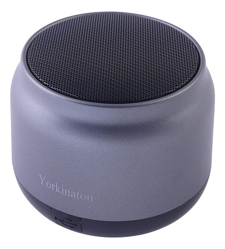 Yorkinaton Come 1 Altavoz Portátil Bluetooth, Bonito Afila. Color Gris
