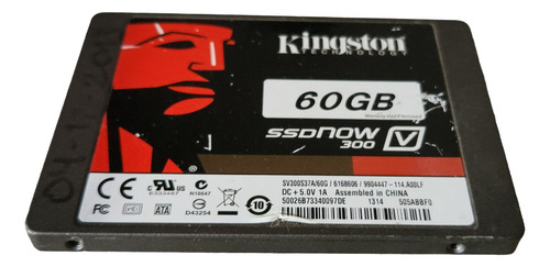 Disco Ssd Kingston 60gb Sata 3 (sv300s37a/60g) 