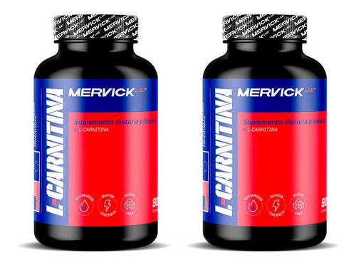 L Carnitina Mervick Lab Quemador De Grasa Abd 2 X 90 Cap Sabor Neutro