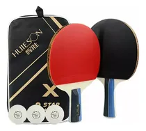 Comprar Kit 2x Raquetes Ping Pong Tenis Mesa Profissional + 3 Bolas