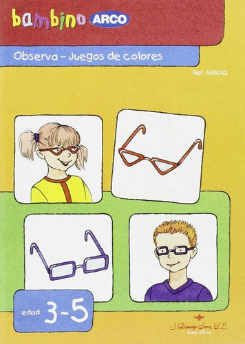 Bambino Arco. Observa. Juegos De Colores, De Aa.vv.. Editorial J. Domingo Ferrer, S.l., Tapa Blanda En Español