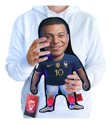 Cojín Kylian Mbappé Chiquito 40cm Vudú Love